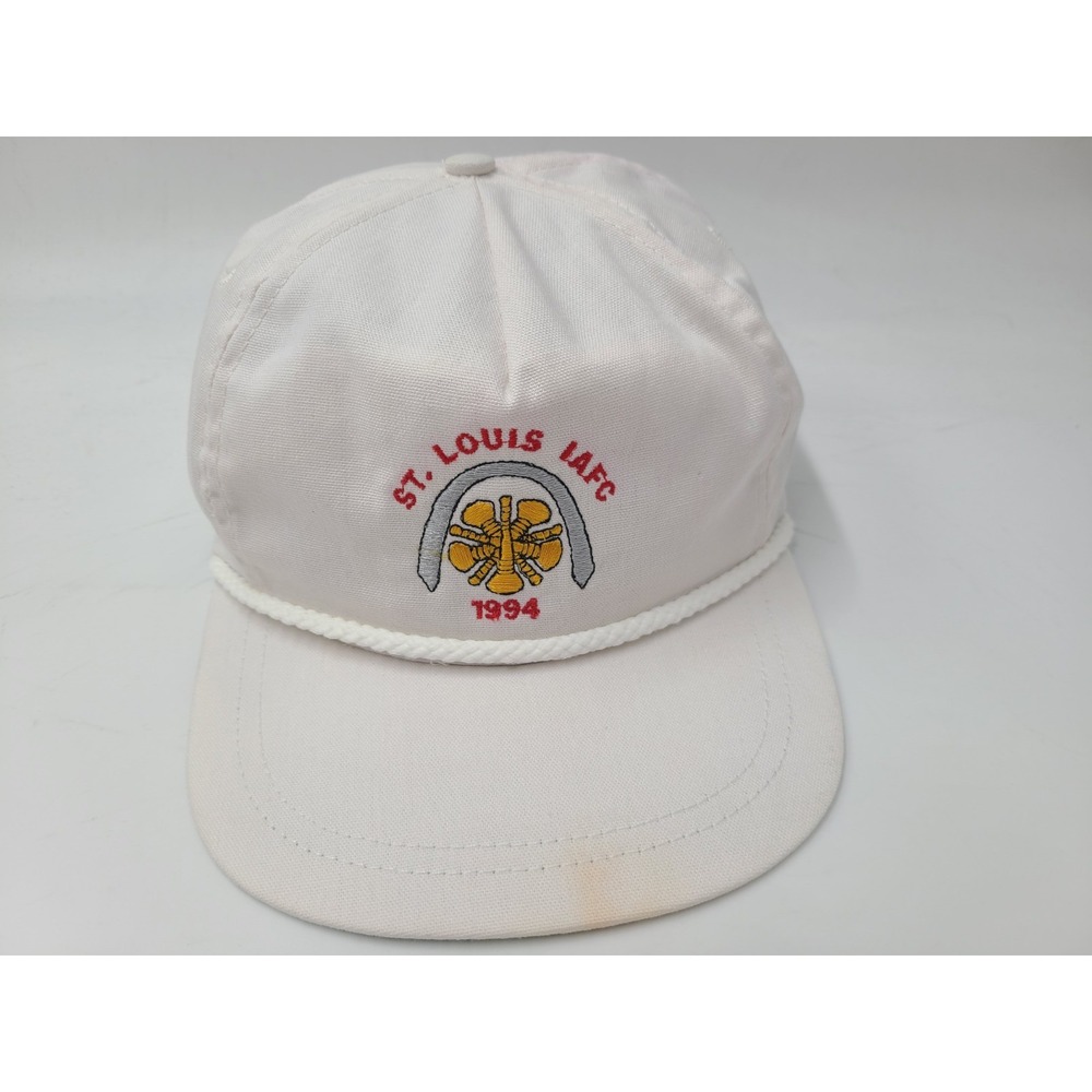Vintage St Louis IAFC 1994 Rope Hat Cap International Association of Fire Chiefs